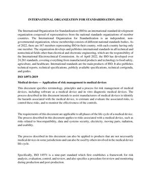 FMEA - Design of biomedical device - What is FMEA? FMEA stands for ...