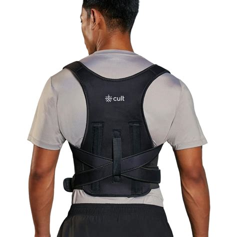 Cult Posture Corrector for Men & Women – Adjustable Back Brace for ...