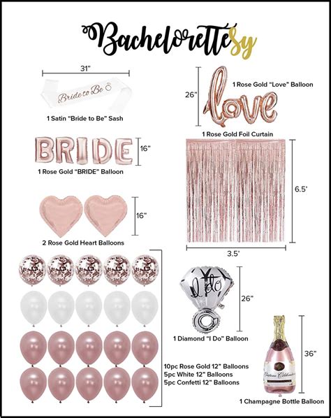 Buy Bachelorettesy 28pc Bachelorette Party Favors Kit for Bride to Be ...
