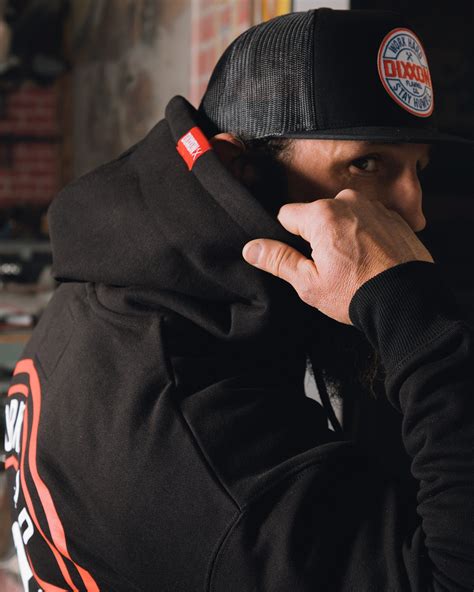 Men's Red Corpo Zip Up Hoodie - Black | Dixxon Flannel Co.