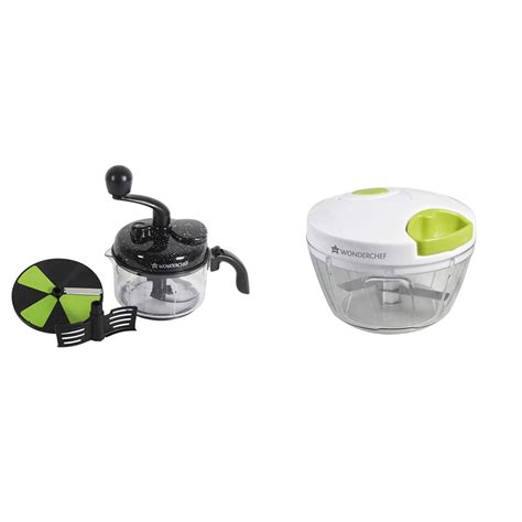 Buy Wonderchef Turbo Dual Speed Food Processor & String Plastic Chopper ...
