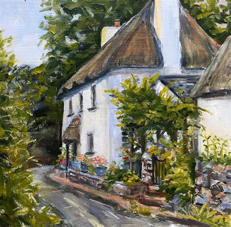 "Edge of the Village" - Giclee Artist Print — Leslie Stroz Art