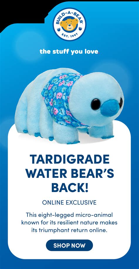 Build-A-Bear: Tardigrade Water Bear Back in Stock! | Milled