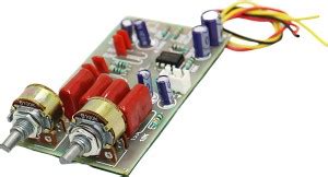 Electronics Crafts 12 volt dc Bass Treble Pre-Amplifier Board Inbuilt ...