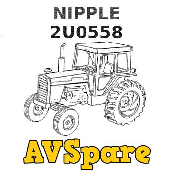 NIPPLE 2U0558 - Caterpillar | AVSpare.com