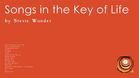 Wonder, Stevie - Songs In The Key Of Life | Stephen Clark (sgclark.com)