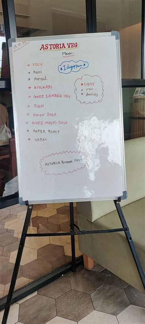 Menu at Astoria Veg - Fine dining, Chennai