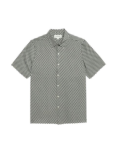 Buy Geometric Print Shirt at Marks & Spencer