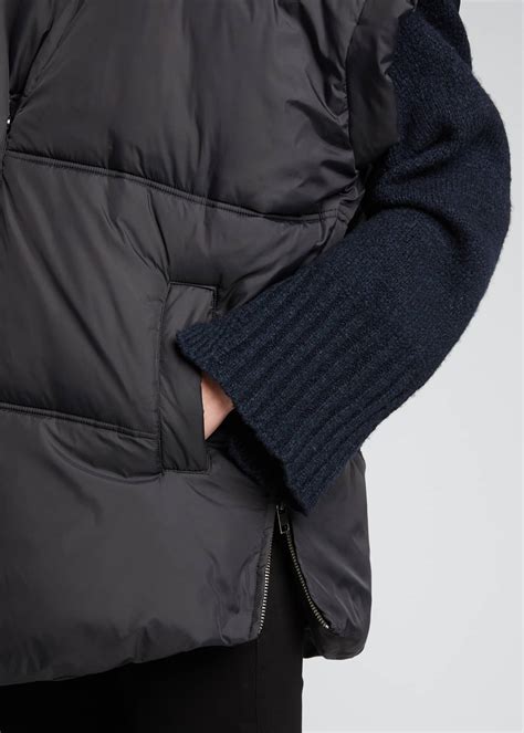 FRAME Collared Short-Sleeve Puffer Jacket - Bergdorf Goodman