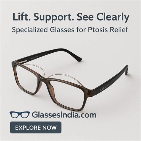 Ptosis Crutch Glasses: Supportive Solution for Drooping Eyelids ...
