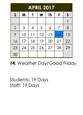 Coppell Middle East - School District Instructional Calendar - Coppell ...