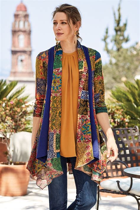 Soft Surroundings Women Izmir Topper - Navy, 1X (18-20) | Soft ...