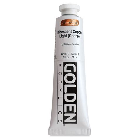 Golden Heavy Body Artist Acrylics - Iridescent Copper Light (Coarse), 2 ...