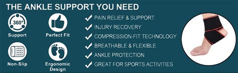 Buy FITLETHIC Ankle Support, Unisex Adjustable Ankle Brace Band Support ...