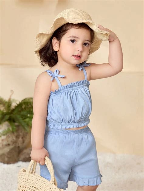 SHEIN 2pcs/Set Baby Girl Infant & Toddler (0-3 Years) Spring/Summer New ...