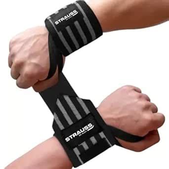 STRAUSS Cotton Wrist Support for Weightlifting | Wrist Band for ...