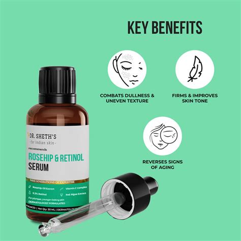 Rosehip & Retinol Serum - 30ml – Dr Sheth's