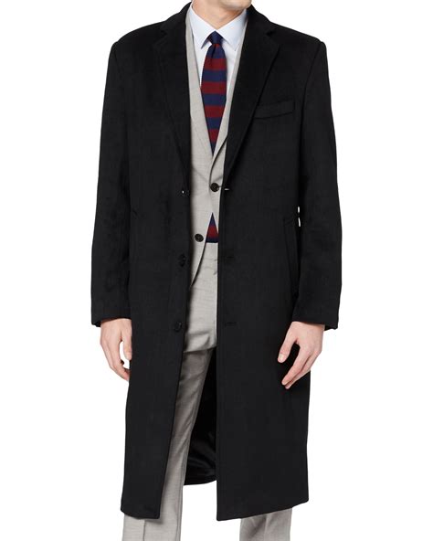 Long Black Coat For Men Black Cashmere Greatcoat – Edward Sexton