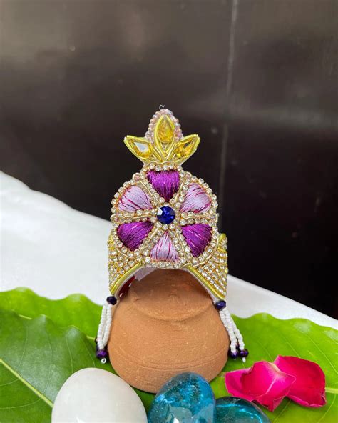 Royal Purple Jewellery Set - Laddu Gopal Jewellery & Accessories – Mero ...