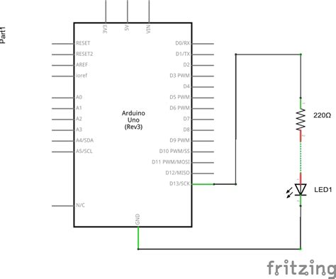 Arduino Blink LED Command 的图像结果