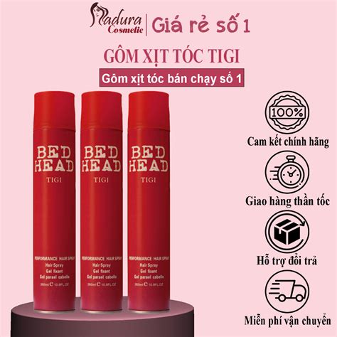 Gôm Xịt Tóc , Keo Xịt Tóc TIGI Bed Head Hard Head - 380ml. Tạo Kiểu Và ...