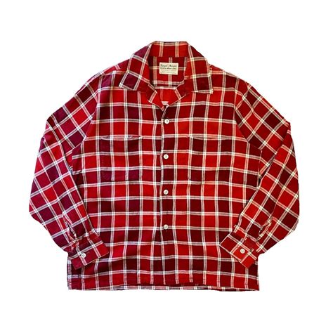 60’s~ Royal Knight open collar shirt made in usa | SKIPSKIP