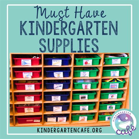 The Kindergarten Must-Haves: Classroom Supplies and Materials ...