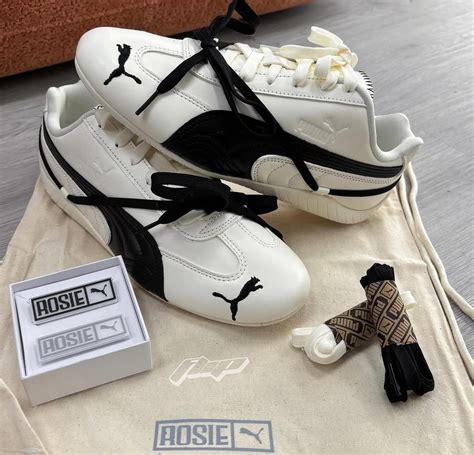 Puma Speedcat X Rose PRM White Black | First Copy Shoes