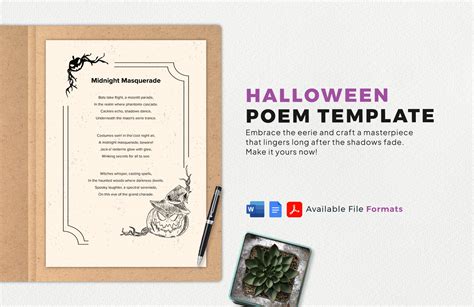 Editable Halloween Templates in Google Docs to Download