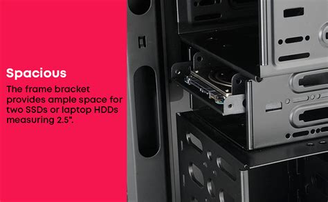 LipiWorld® Dual 2.5 inch to 3.5 inch Internal Hard Disk Drive SSD/HDD ...