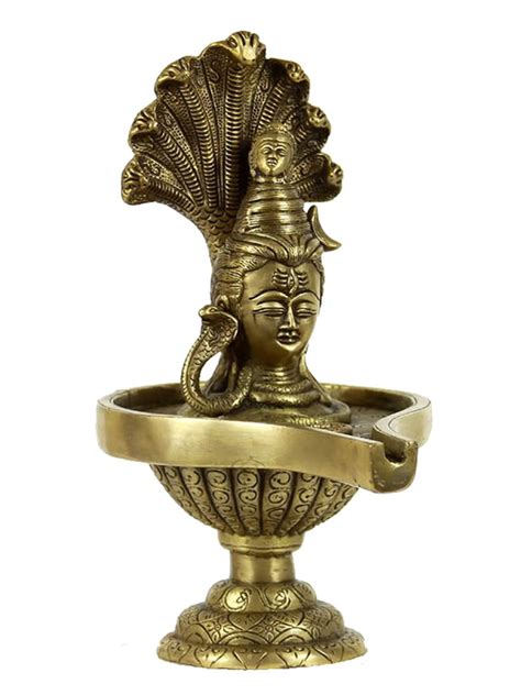 Lord Shiva Ji Head with Shesh Nag Idol Shiv ji Height 10 Inch – AONA INDIA