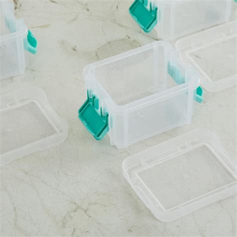 Buy Regan Set of 3 Polypropylene Mini Stackable Latch Boxes from Home ...