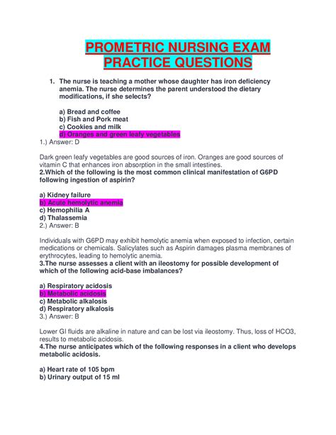 Prometric Free Practice Test 的图像结果