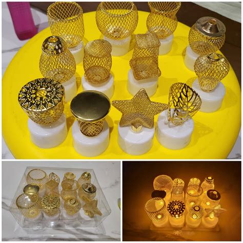 HASHONE 12 different Design Candel , Diya Mini LED Candles | LED Teali ...