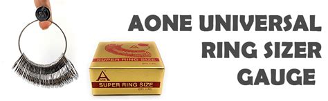 Aone Universal Ring Sizer Gauge With International Markings For ...
