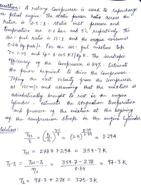 Thermal Engineering And Gas Dynamics Notes Numerical Solution