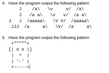 Image result for Assignment Write a Q Basic Program to Print the Following Pattern