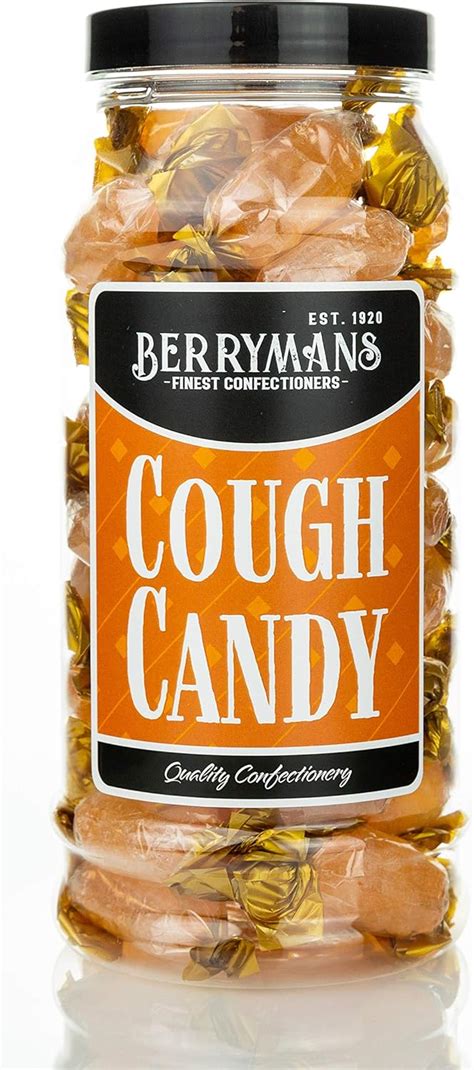 Berrymans Original Cough Candy Retro Boiled Sweets Gift Jar By India | Ubuy