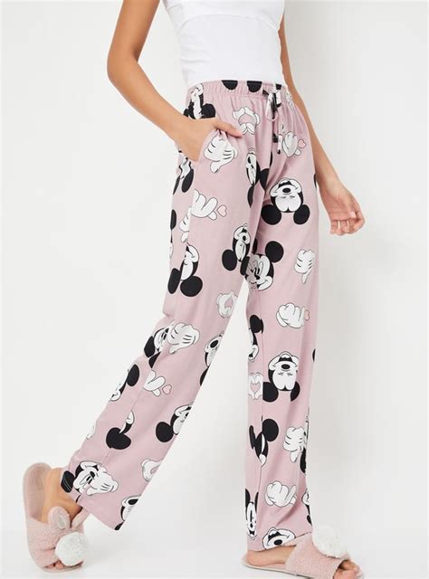 Buy Women Mickey Mouse Print Pyjamas Online at just Rs. 499.0 ...
