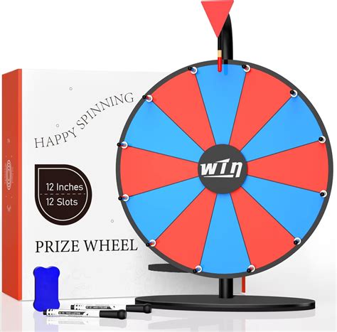 Buy 12" Spinning Prize Wheel - Upgrade Dual Use Tabletop or Wall ...