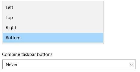 Image result for Windows 1.0 Taskbar Location