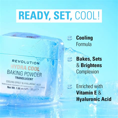 Revolution Hydra Cool Cooling Loose Baking Powder - Translucent ...