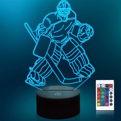 Lampeez Kids 3D Ice Hockey Player Night Light India | Ubuy