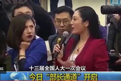 从蓝衣中国女记者一个任性的白眼说起 - 微言微语