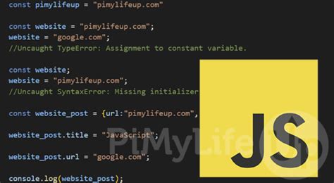 Image result for JavaScript Const Function