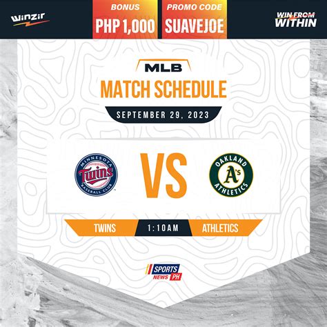 "MLB Marquee Showdown: Twins vs. Athletics" | by Sports News PH | Medium