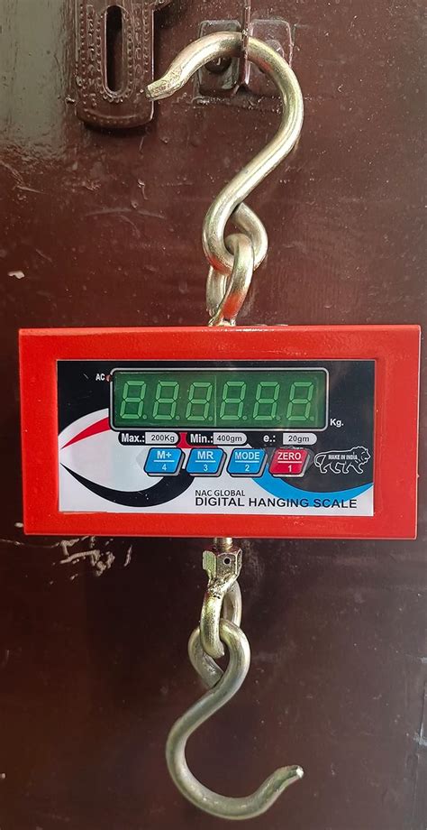 Nac Global 200kg Hanging Weighing Scale | Mini Crane scale | Electronic ...