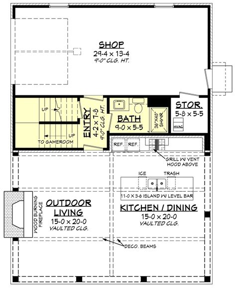 Pool House Floor Plans
