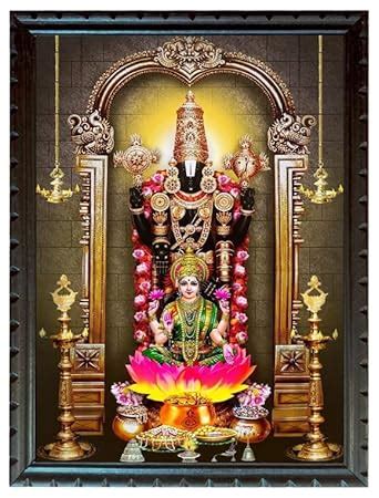 EMPEROR ART GALLERY mperor God Venkateswara Swamy With Lakshmi Photo ...