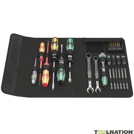 Wera 05135927001 Kraftform Kompakt SH 1 Sanitary/heating set, 25 piece
